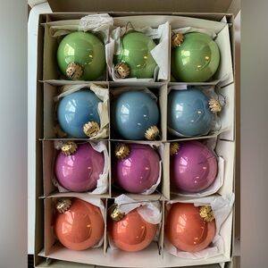 Colorful Holiday Ornament Set